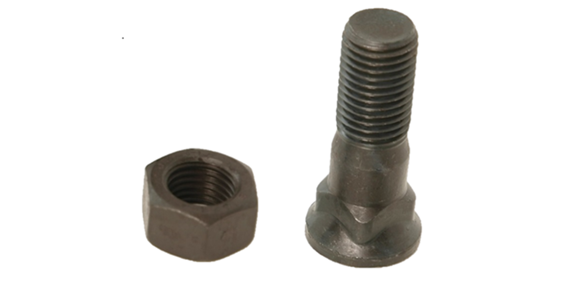 Śruby i nakrętki lemieszowe